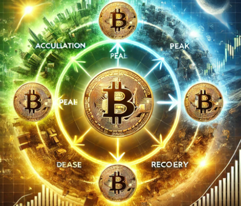 O ciclo do bitcoin em 4 fases